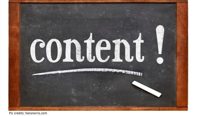 Blogging is a way to create great content